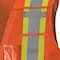 Pioneer Safety Vest, Tear-Away, Hi-Vis Orange, 45XL V1020951U-4/5XL - alternate 2